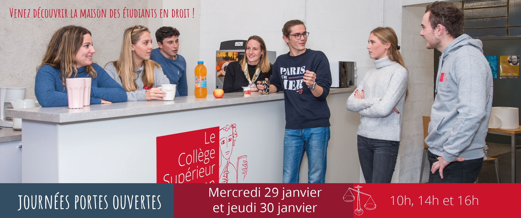 Journées Portes Ouvertes - Collège Supérieur de Lyon - Droit